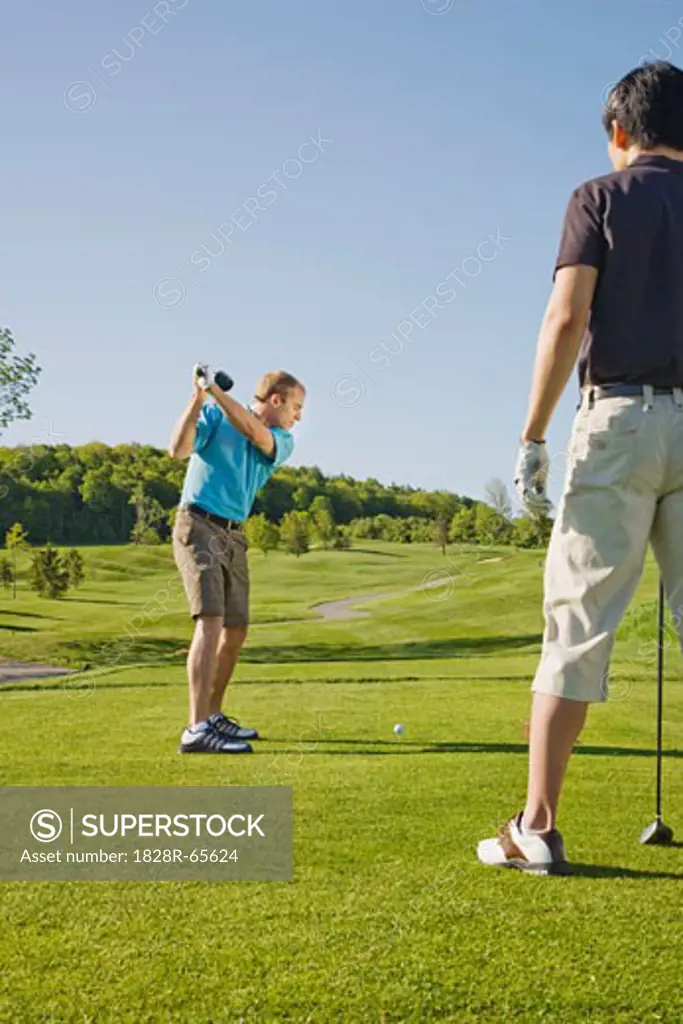 Men Playing Golf                                                                                                                                                                                        