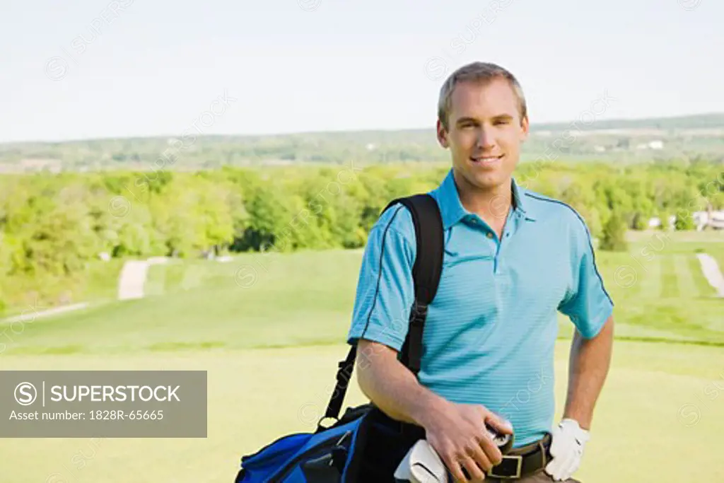 Man at Golf Course                                                                                                                                                                                      