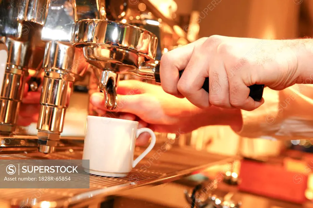 Man Making Coffee                                                                                                                                                                                       