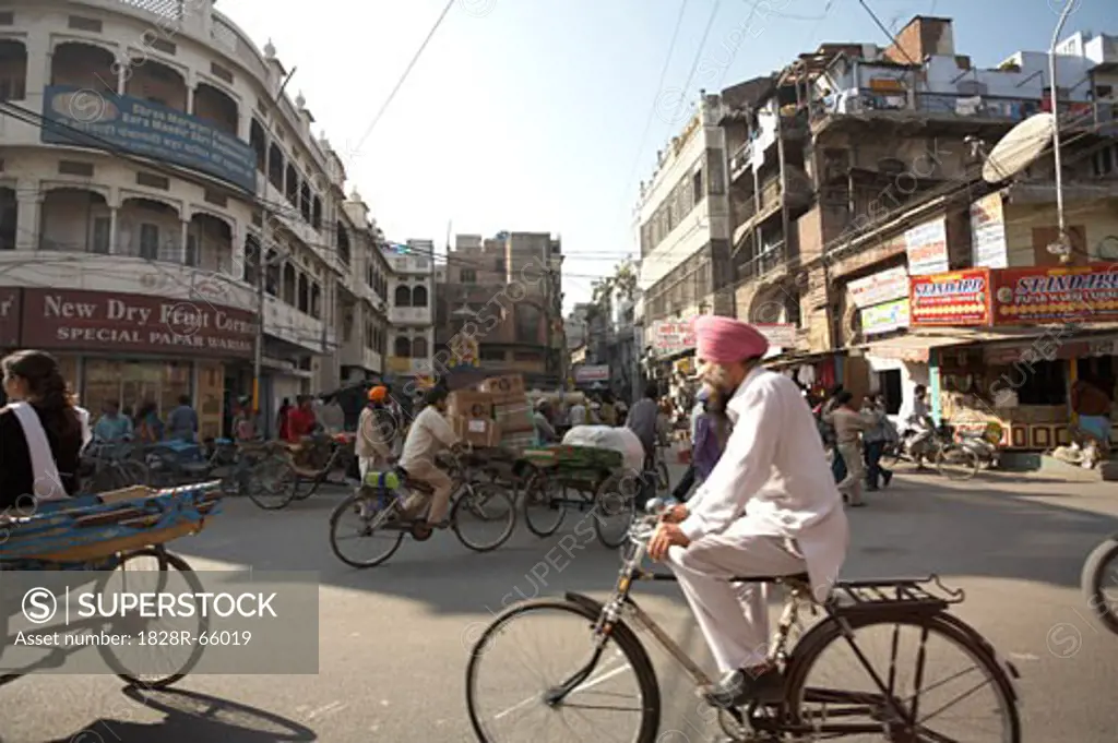 Street Scene in Amritsar, Punjab, India