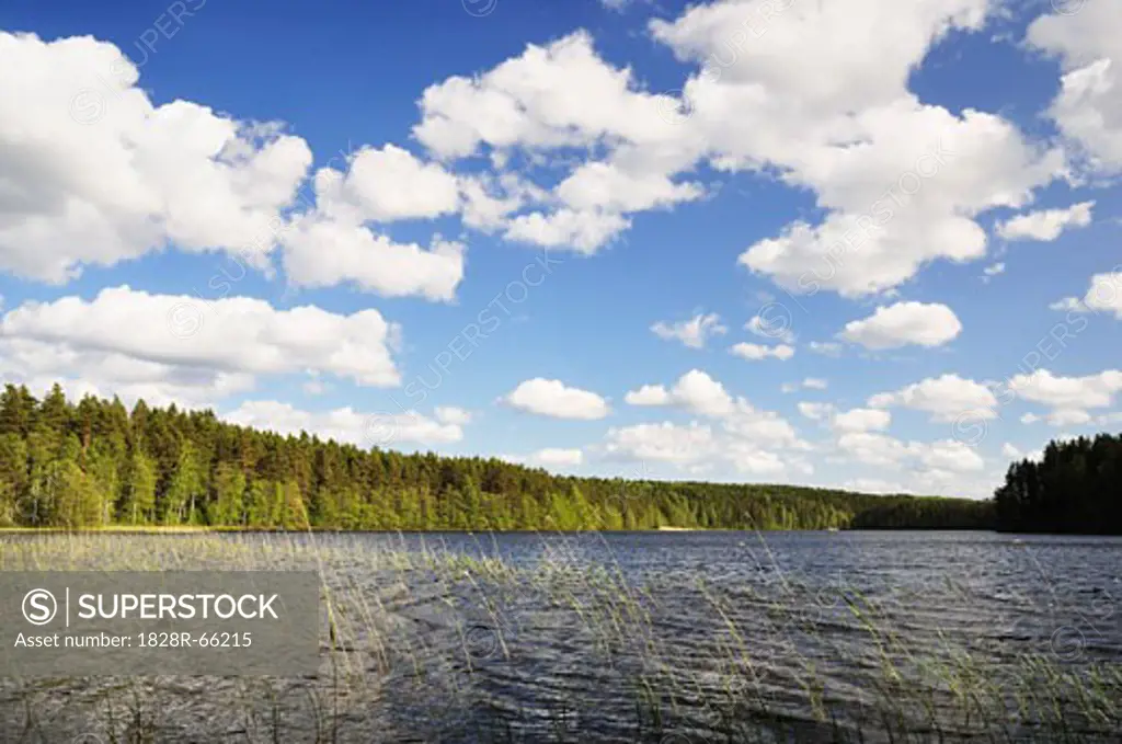 Lake and Clouds Over Tiveden, North Vattern, Sweden