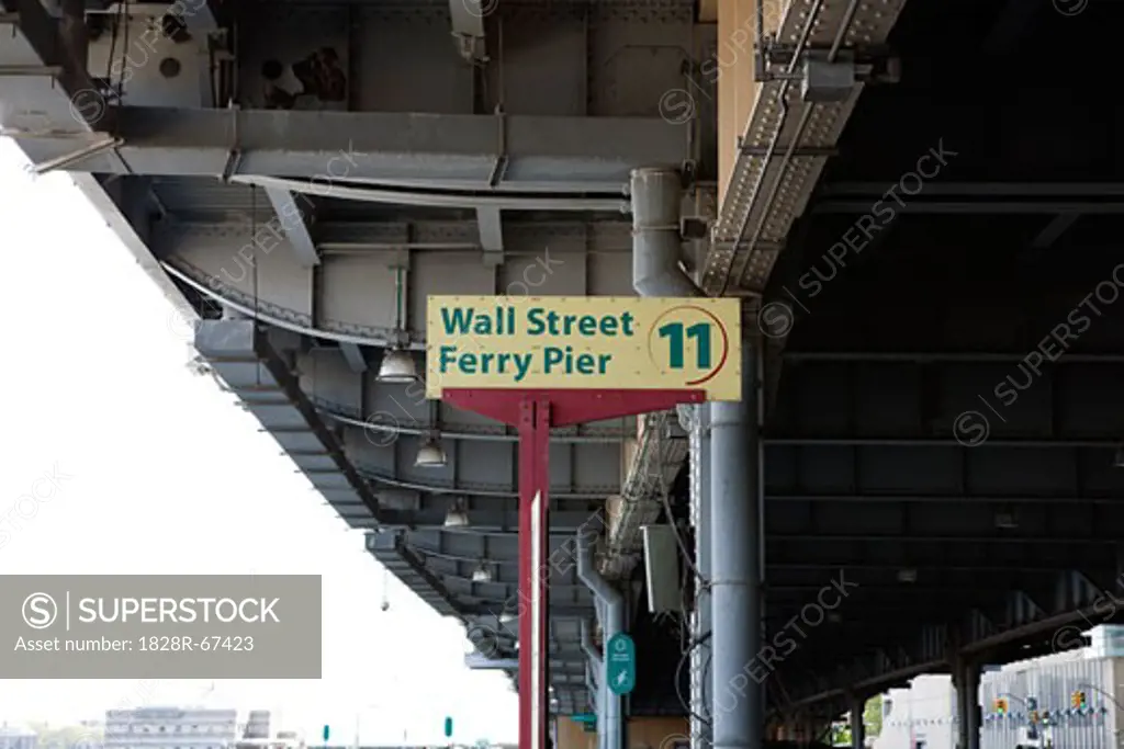 Pier 11 on Wall Street, Manhattan, New York City, New York, USA