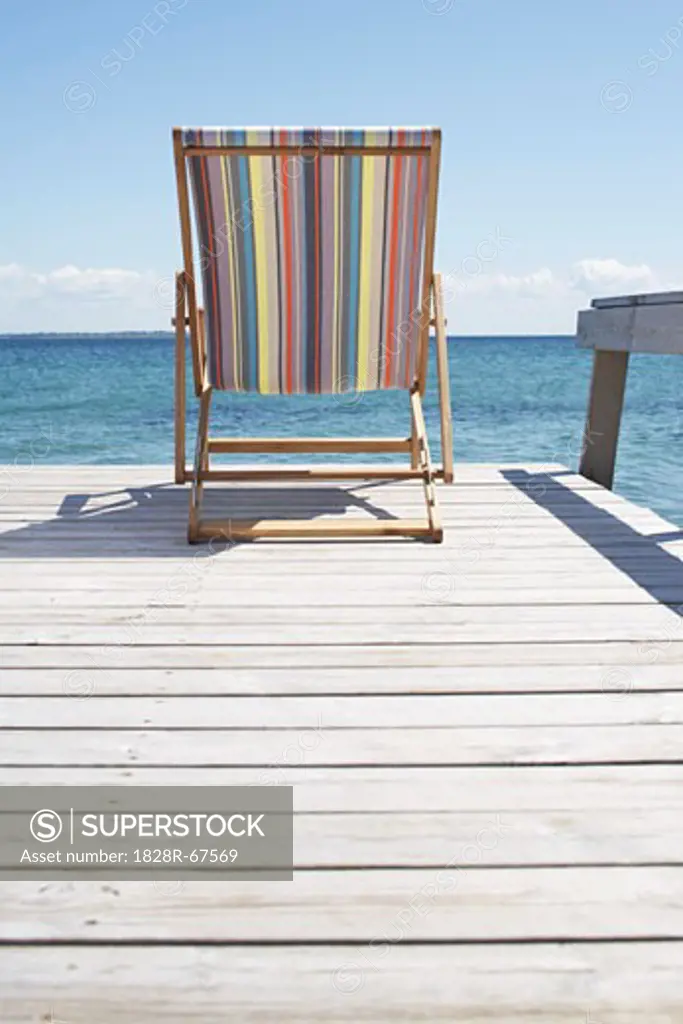 Deck Chair on Dock