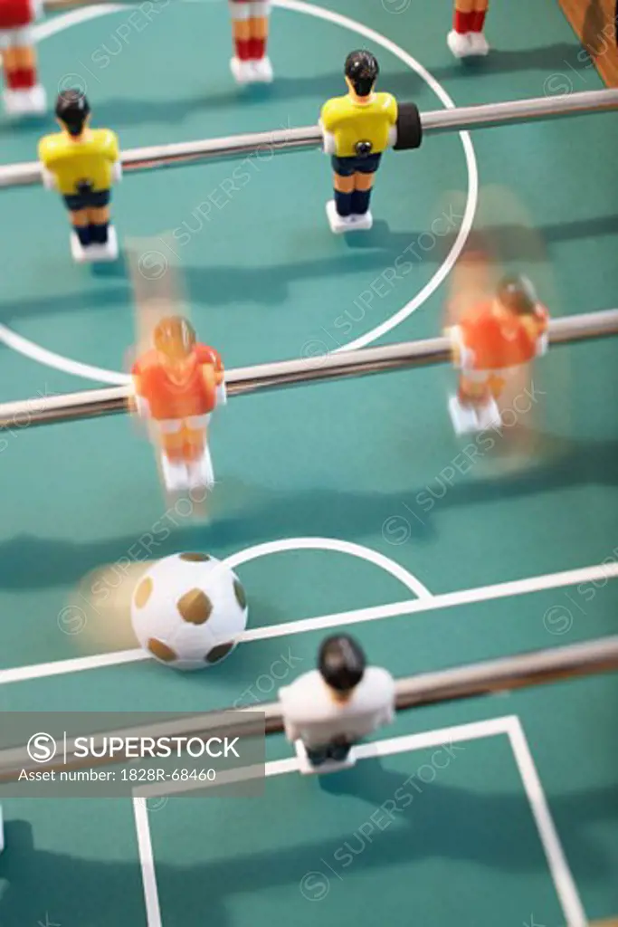 Close-up of Table Soccer Game