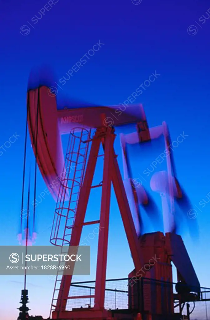 Oil Pump Jack, California, USA   