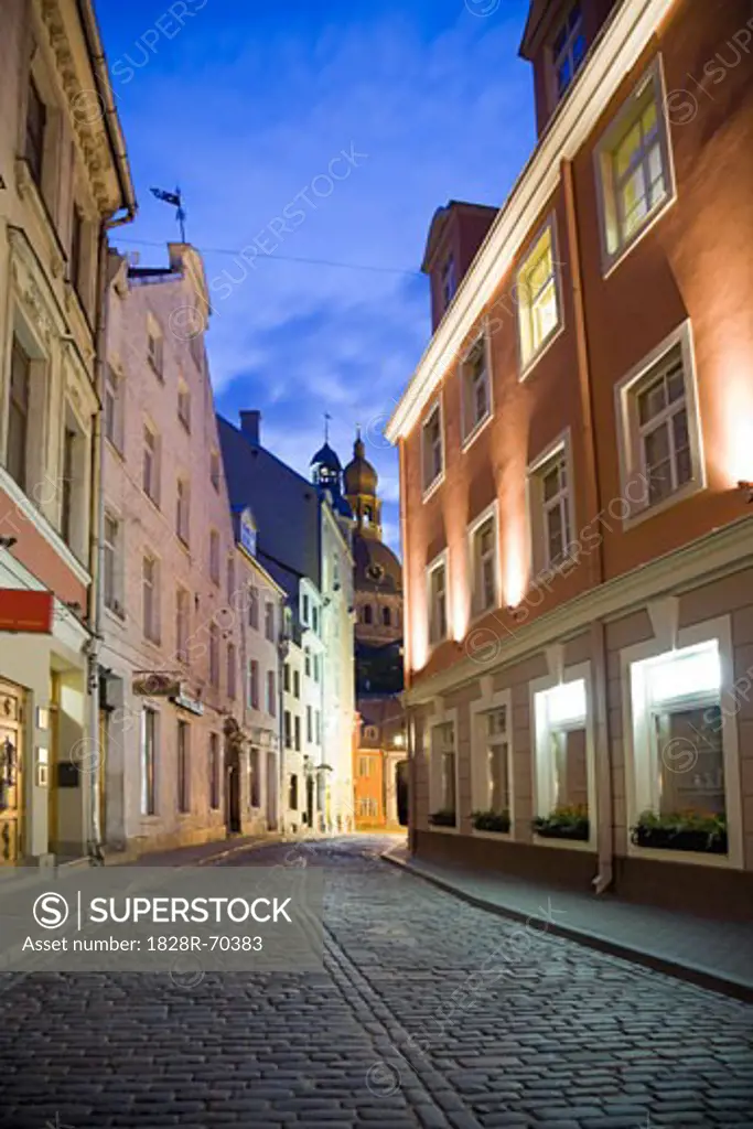 Street, Old Town, Riga, Riga District, Latvia