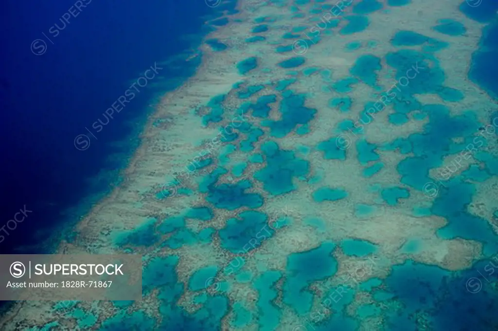 Aerial View of Fiji Islands