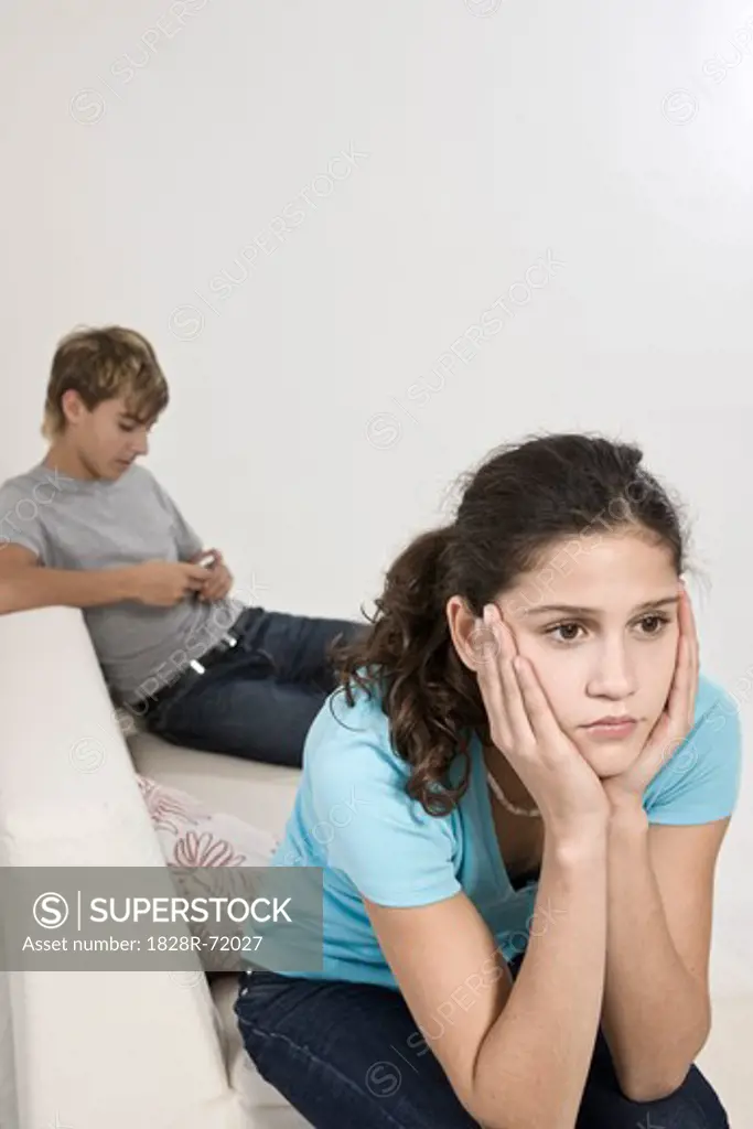 Teenage Couple Having Argument