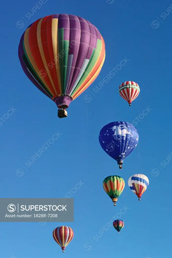 Hot Air Balloons, Albuquerque Fiesta, Albuquerque, New Mexico, USA   