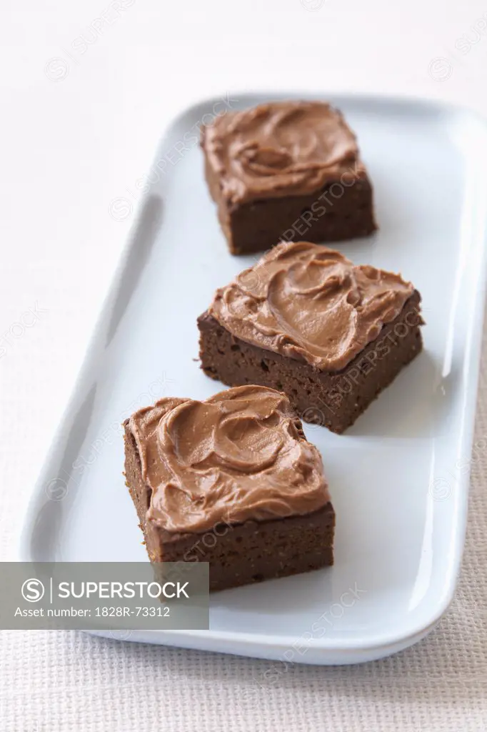 Plate with Brownies