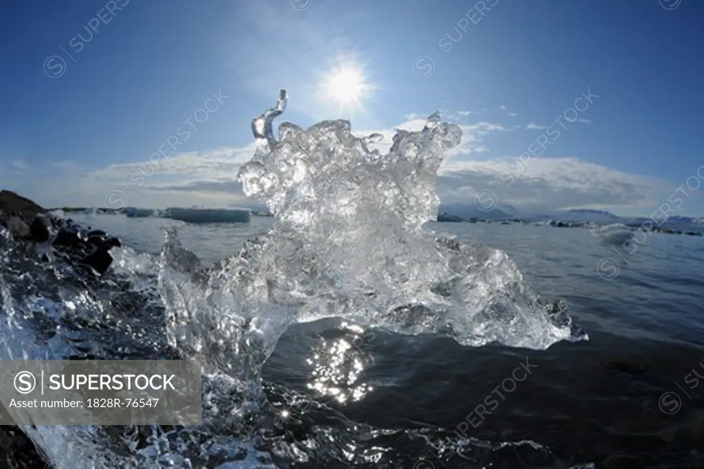 Glacial Ice, Jokulsarlon, South Iceland, Iceland
