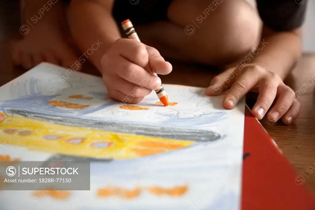 Boy Colouring Picture