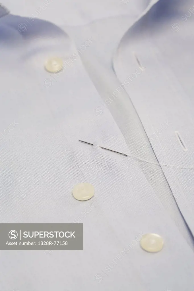 Dress Shirt with Missing Button
