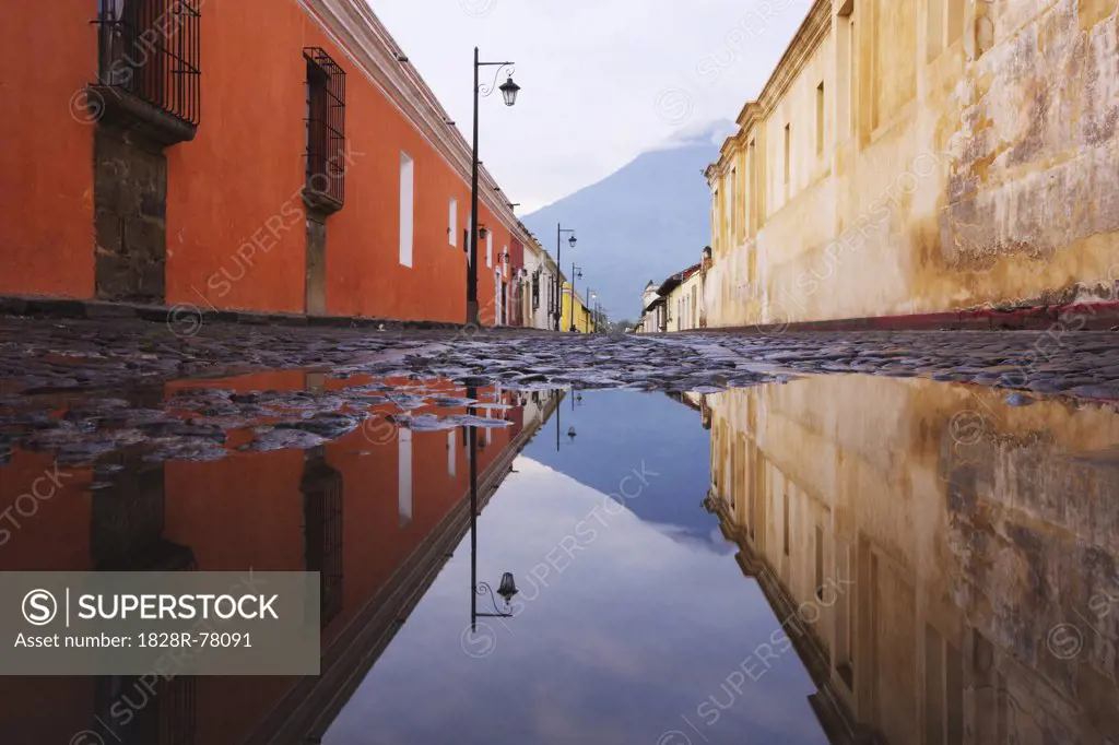 Street, Antigua, Sacatepequez Department, Guatemala