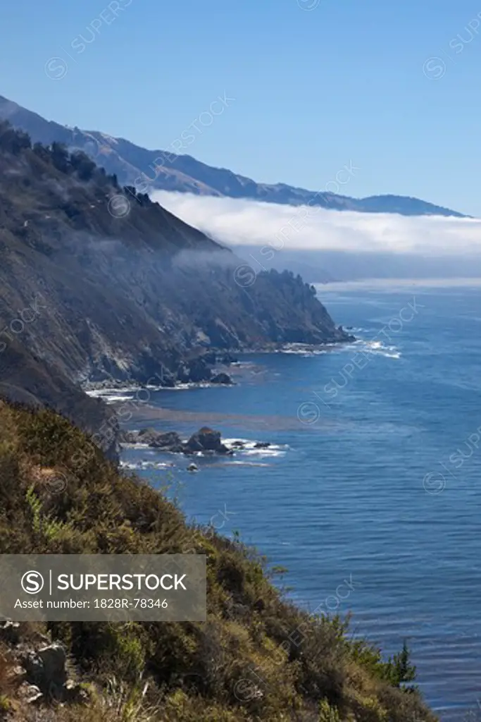 Coastline, Big Sur Coast, California, USA