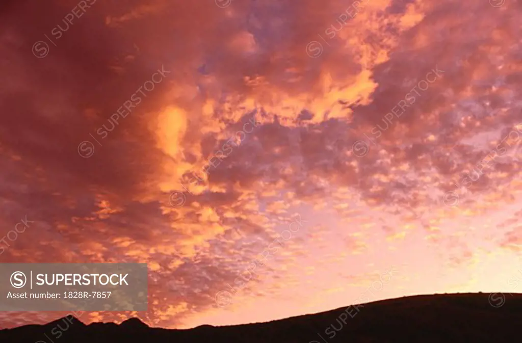 Clouds at Sunset, Kamieskroon, Cape Province, South Africa   