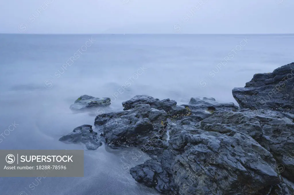 Rocks at Beach, Gjogur, Arneshreppur, Westfjords, Iceland