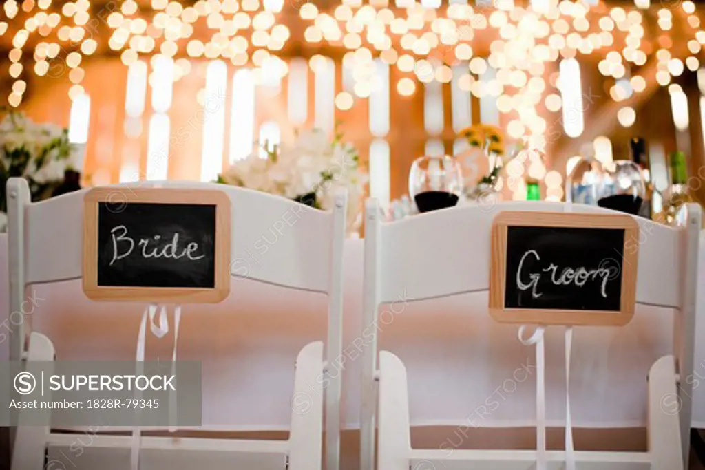 Seats Reserved for the Bride and Groom