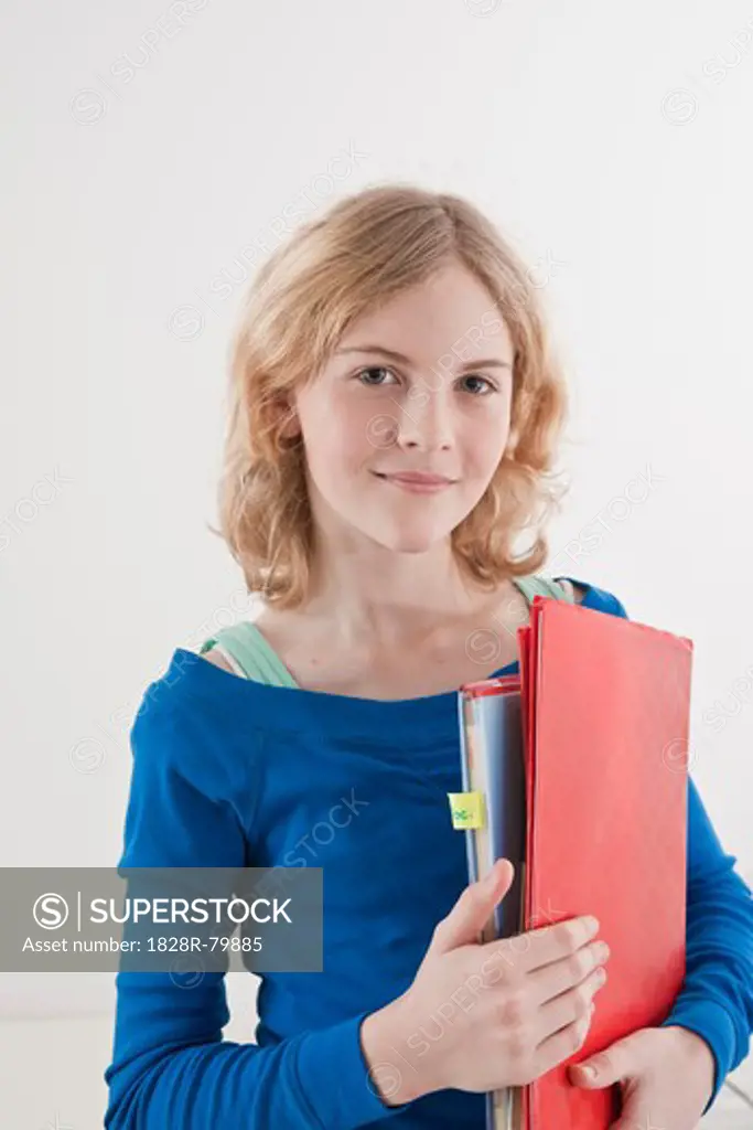 Teenager with Schoolwork