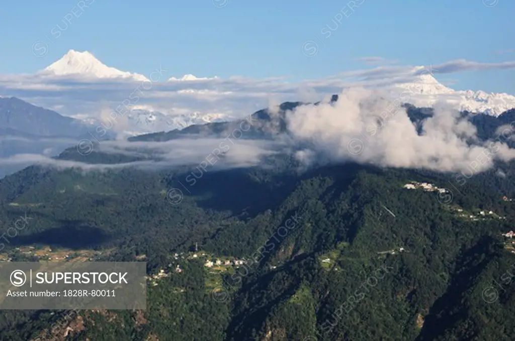 Kangchenjunga View From Tashi Viewpoint, East Sikkim, Sikkim, India