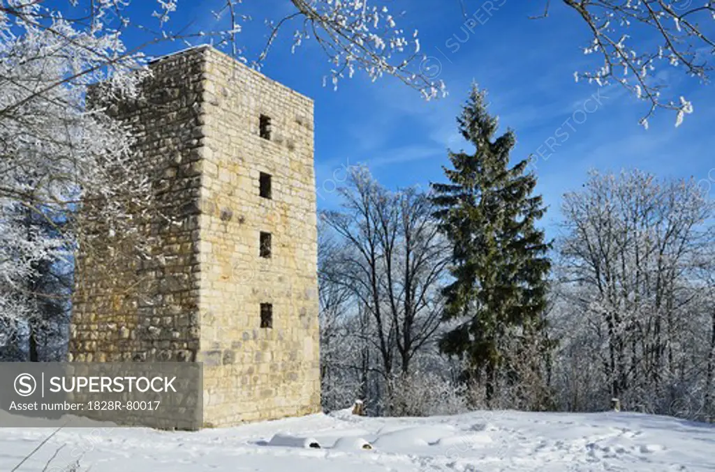 Schalksburg Castle, near Albstadt, Swabian Alb, Baden-Wuerttemberg, Germany