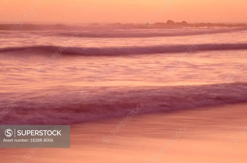 Atlantic Ocean Sunset, Namaqualand, South Africa   