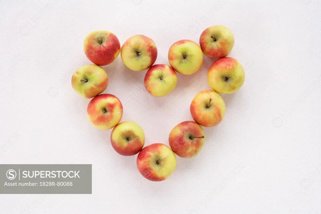 Apples in Heart Shape