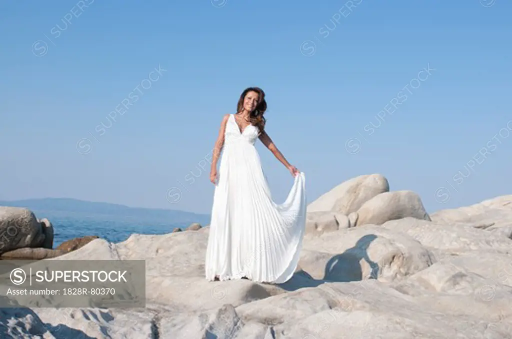 Woman on Rocks