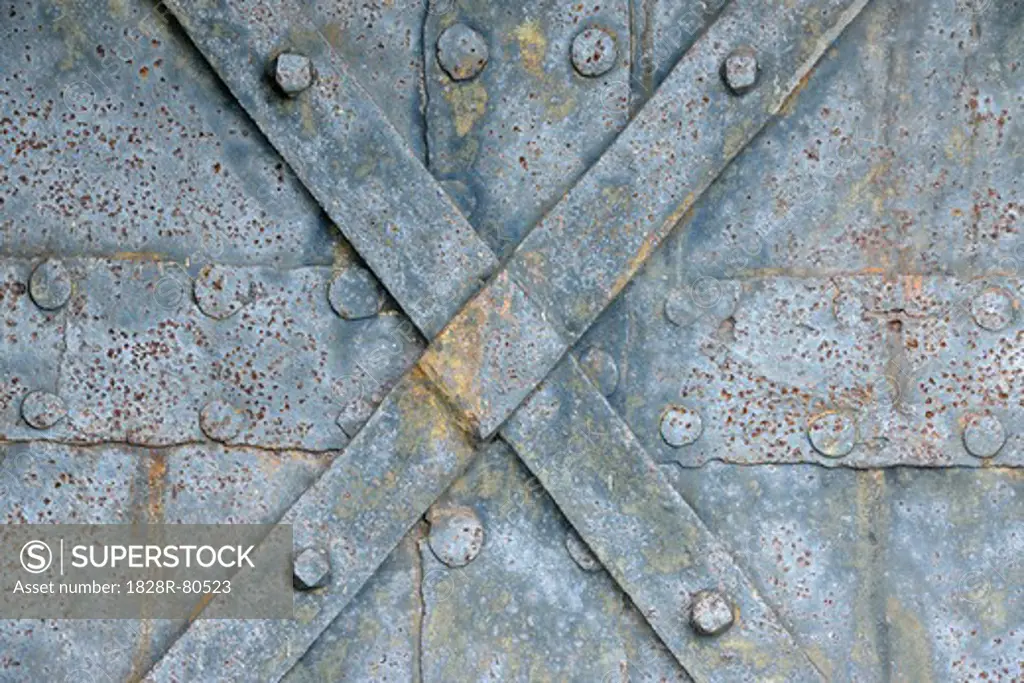Close-up of Iron Door, Baden-Wurttemberg, Germany