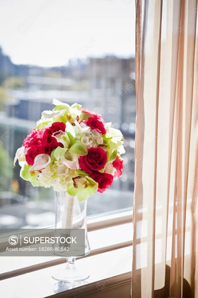 Bouquet on Windowsill