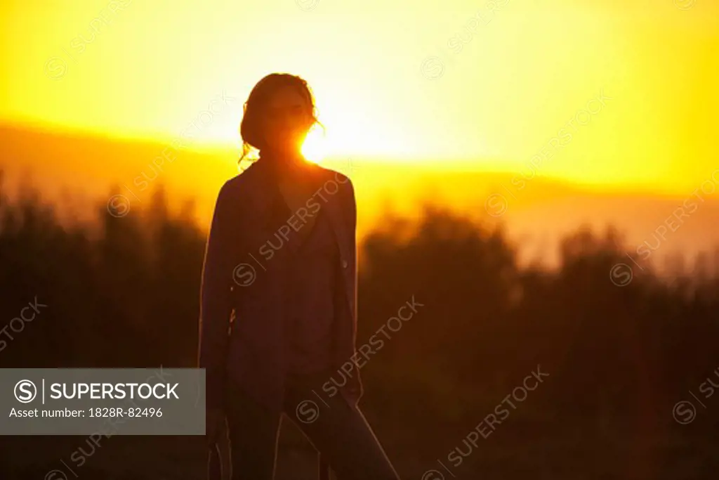 Woman, Bolinas, Marin County, California, USA