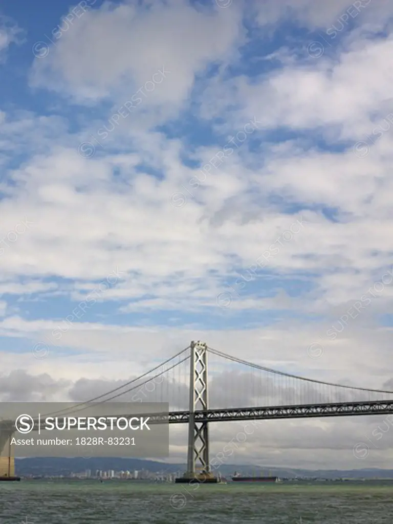 San Francisco-Oakland Bay Bridge, San Francisco Bay, San Francisco, California, USA