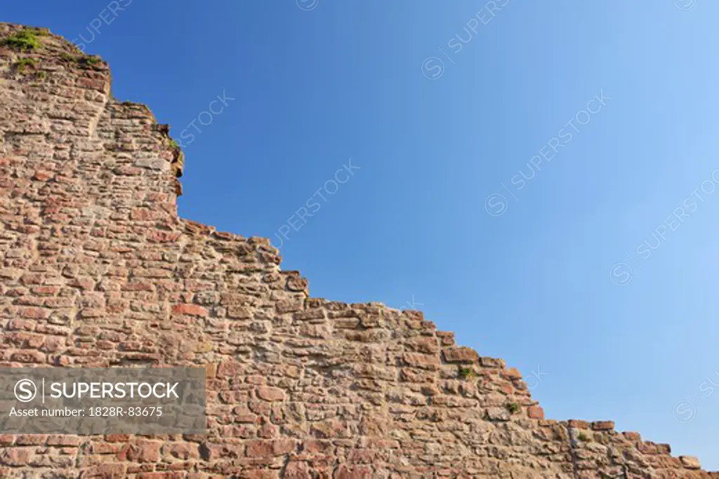 Stone Wall, Wertheim, Baden-Wurttemberg, Germany