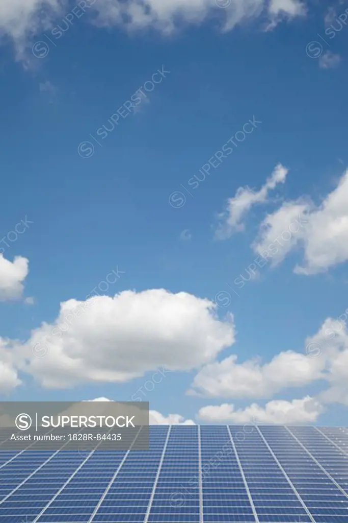 Solar Panel, Niebuell, Schleswig-Holstein, Germany