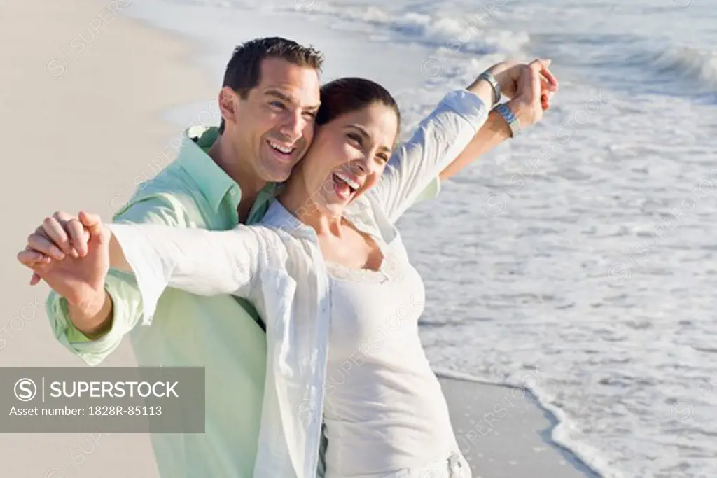 Portrait of Couple at Beach