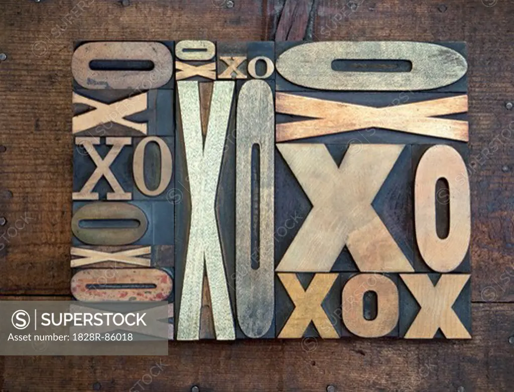 Letterpress X's and O's