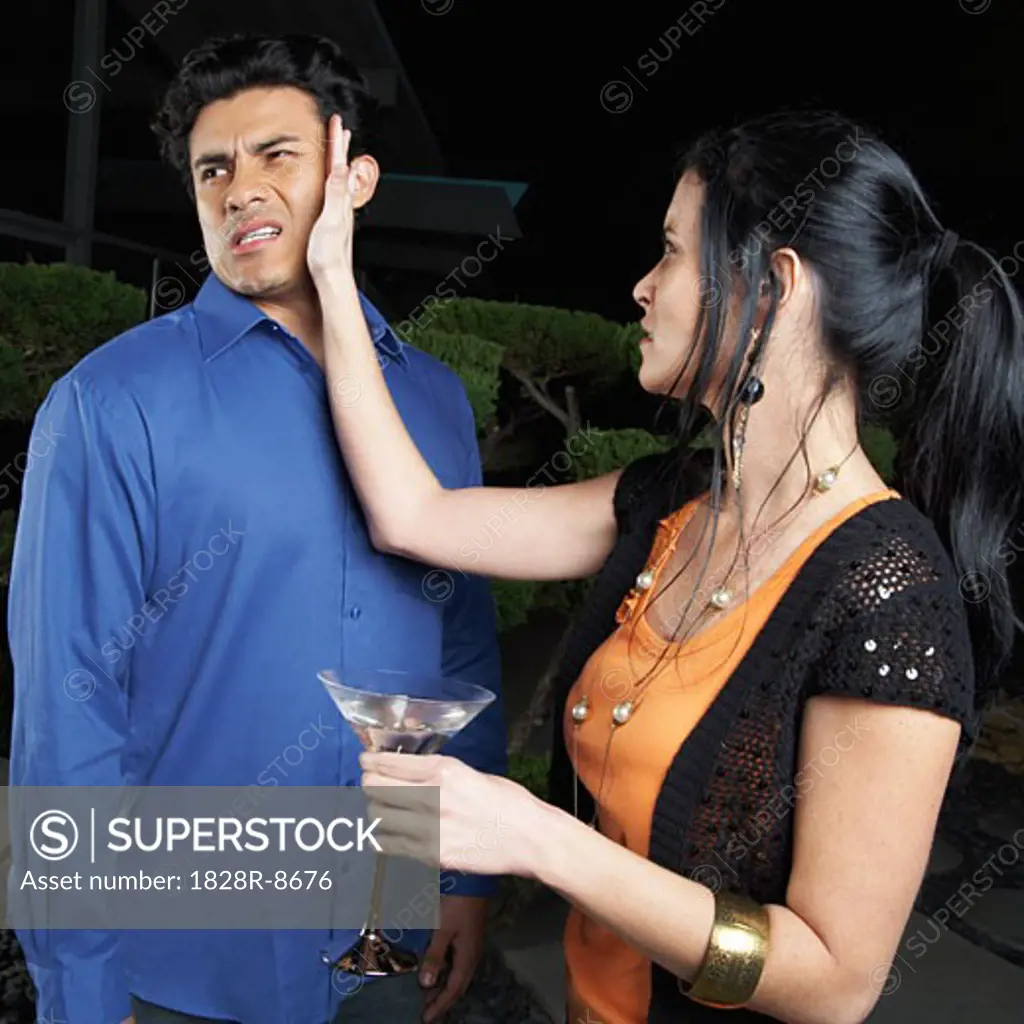 Woman Slapping Man   