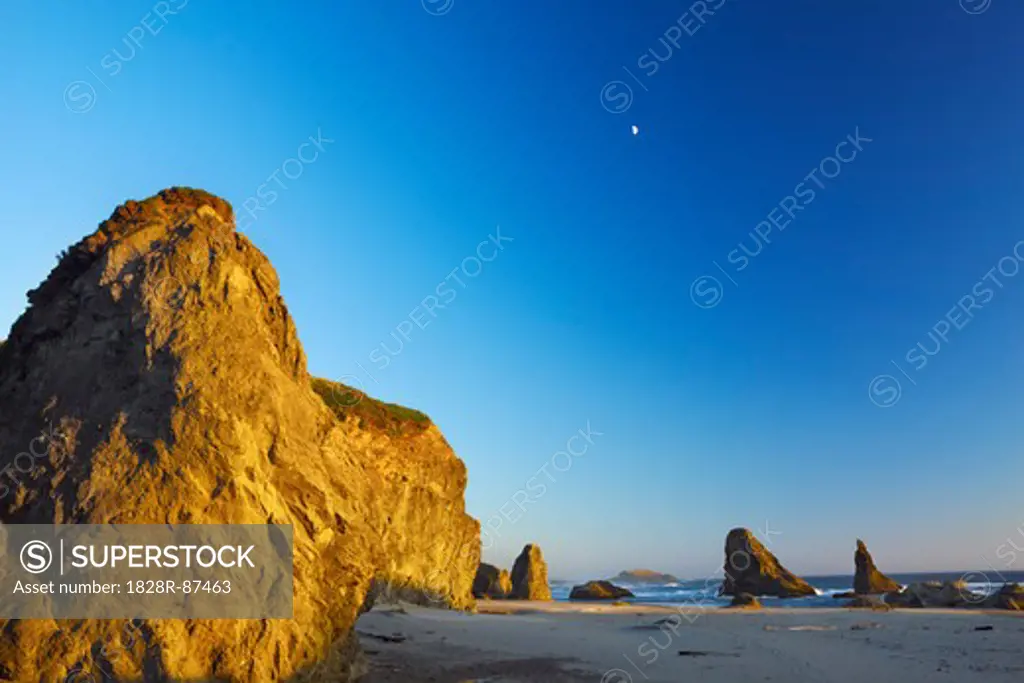 Rock Formations at Bandon Beach, Oregon, USA