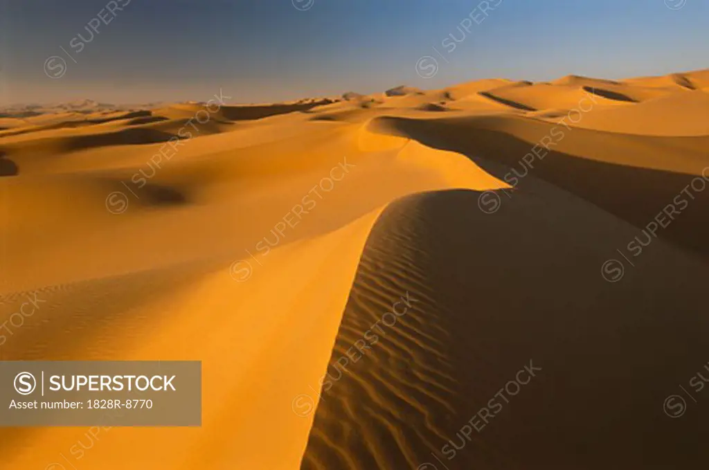 Sand Dunes, Algeria, Africa   