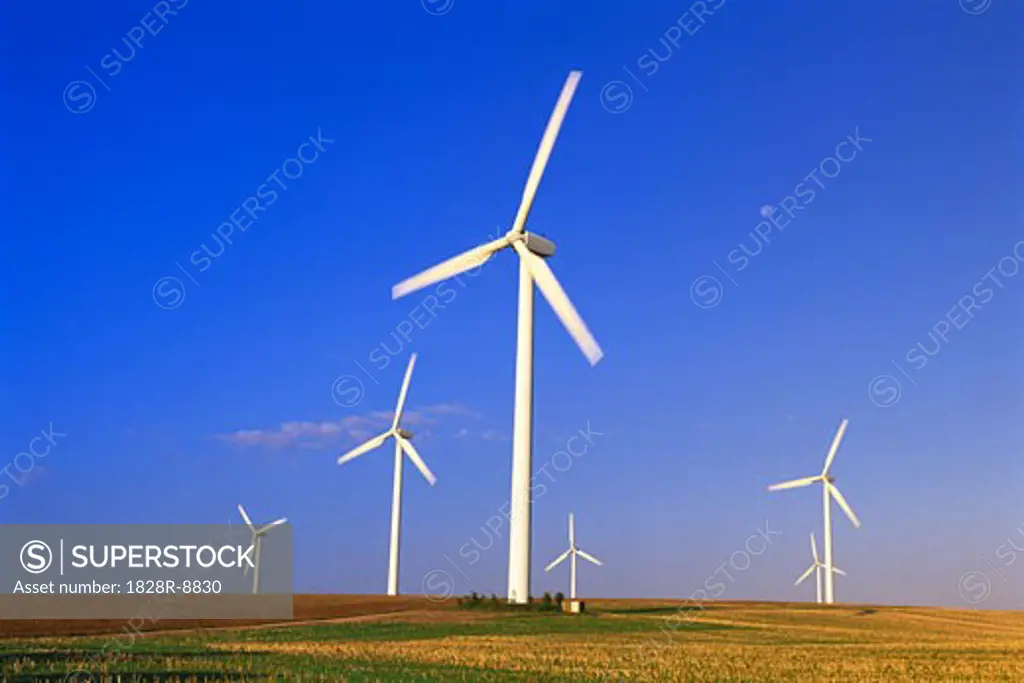 Wind Turbines, Saxony, Germany   