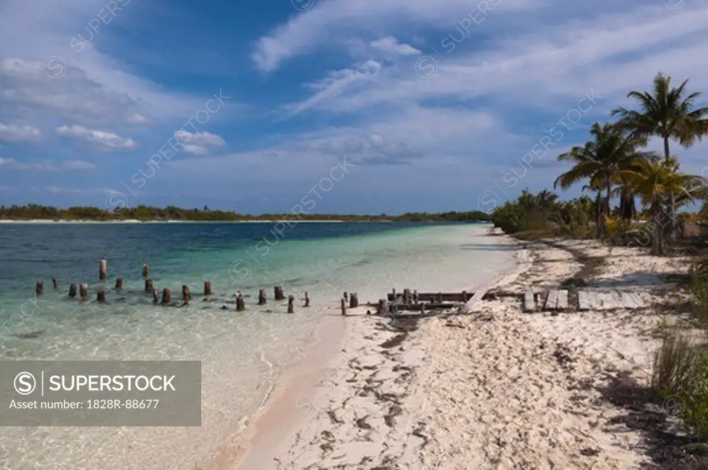 Beach, Cayo Largo, Canarreos Archipelago, Cuba