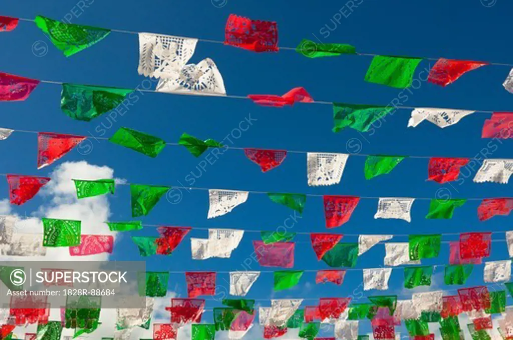 Flags, Tulum, Quintana Roo, Mexico