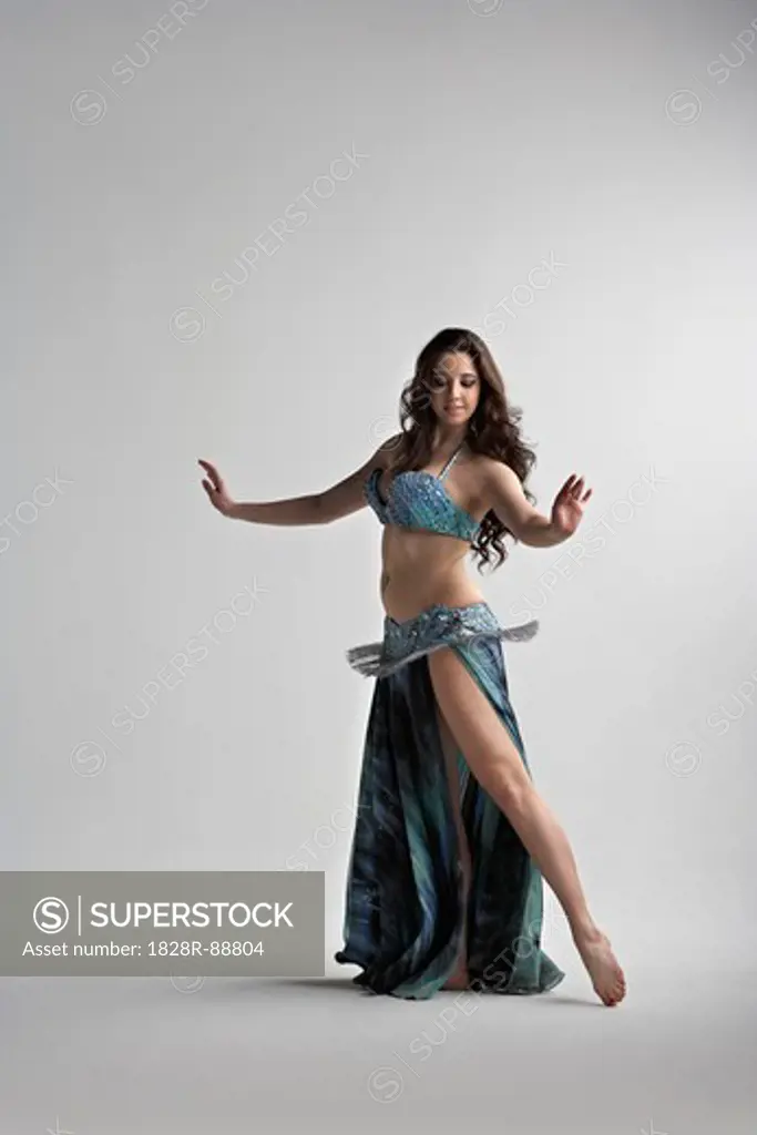 Woman Belly Dancing