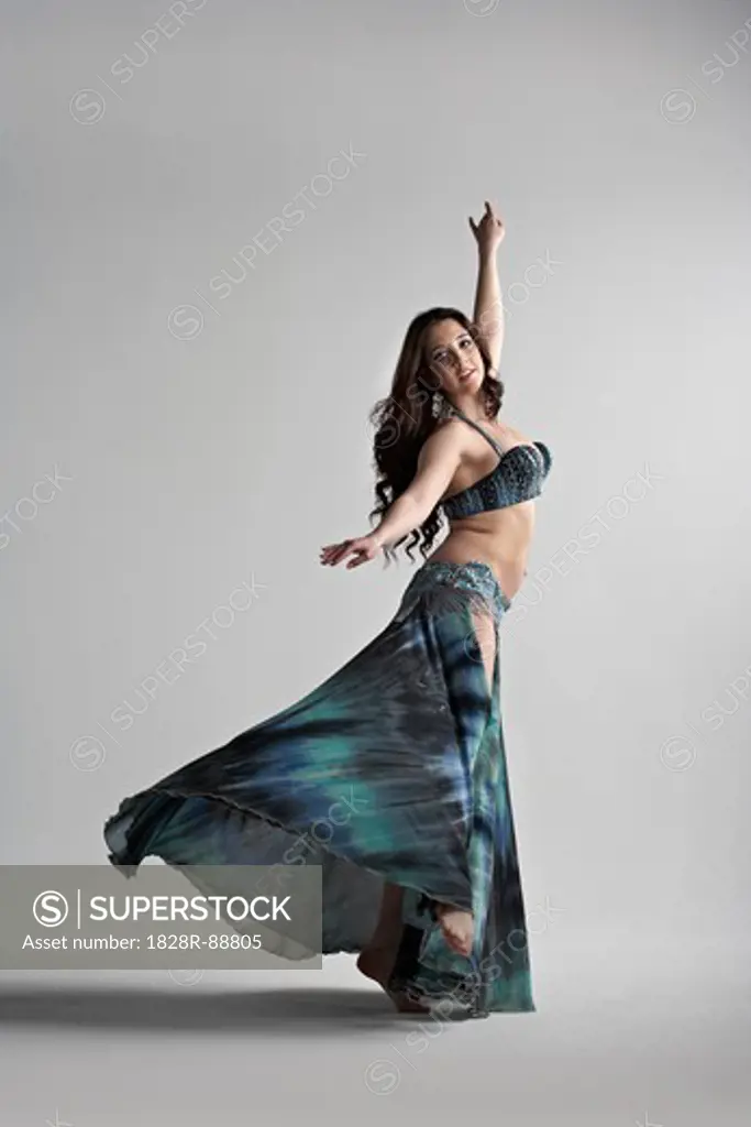 Woman Belly Dancing