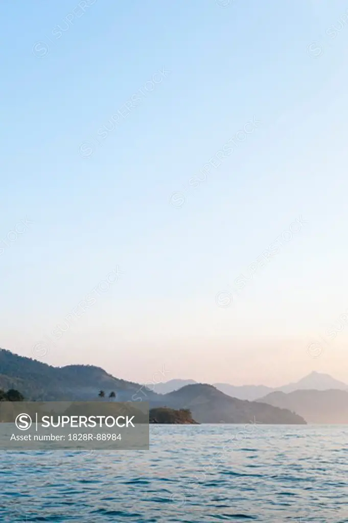 Scenic View of Mountains near Paraty, Costa Verde, Brazil