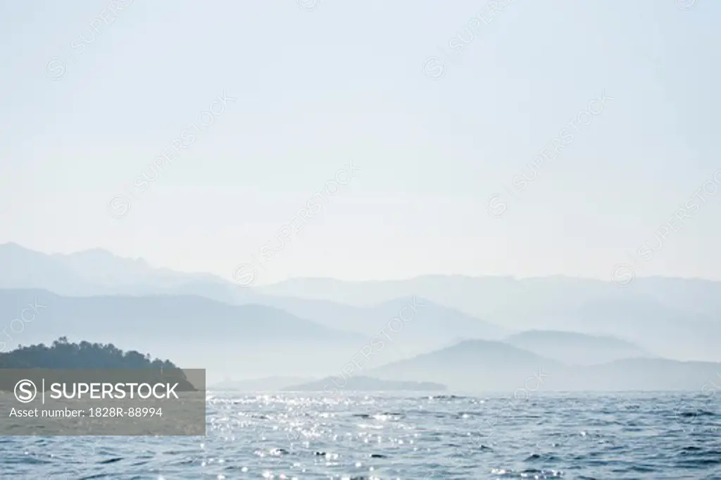 Scenic View of Mountains near Paraty, Costa Verde, Brazil