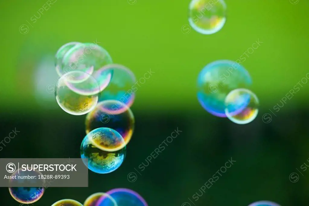 Bubbles Floating in Air, Salzburg, Austria