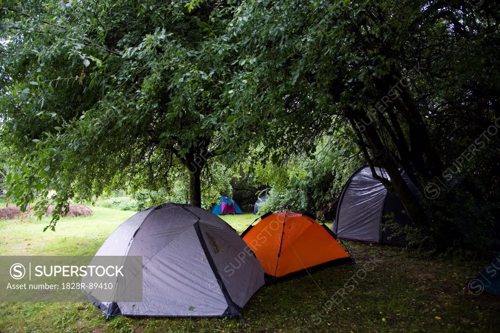 Camping Tents, Freiburg, Baden-Wurttemberg, Germany