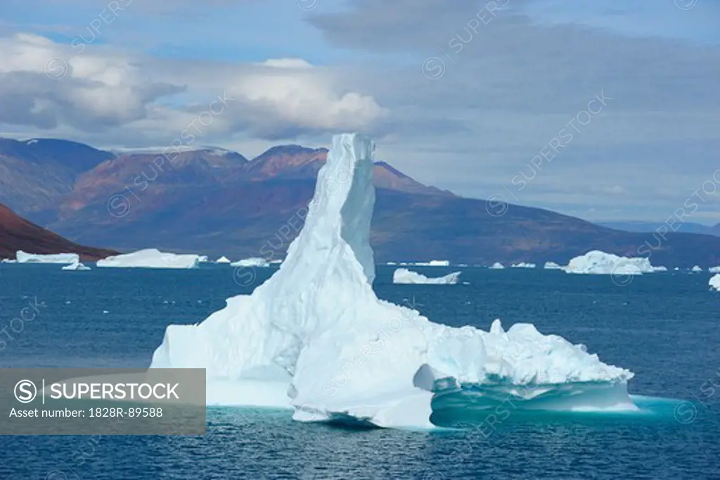 Iceberg, Rode Fjord, Scoresby Sund, Greenland
