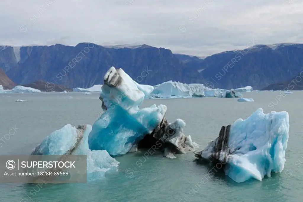 Iceberg, Rode Fjord, Scoresby Sund, Greenland